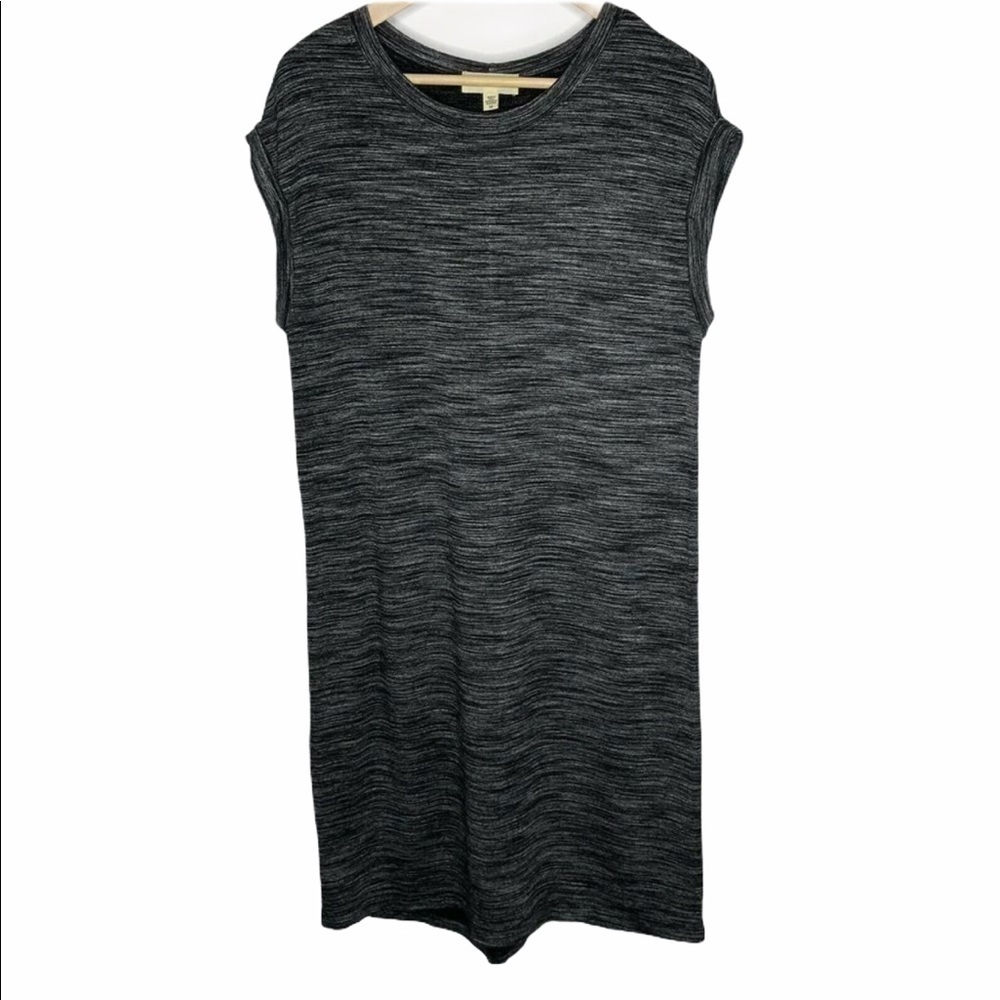 Cloth & Stone Womens T Shirt Dress Medium Gray